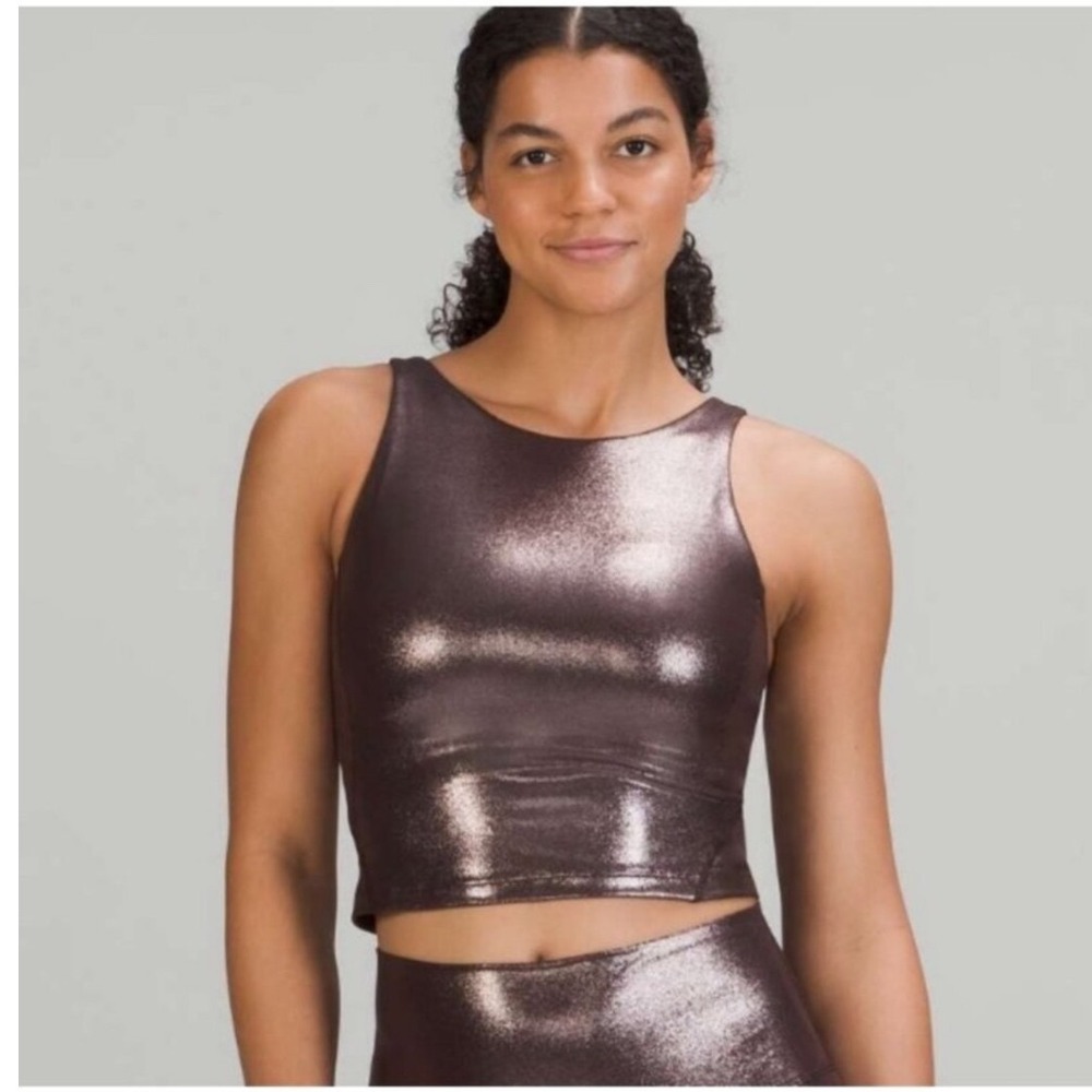 Lululemon Align Tank Top Metallic Bronze 4
